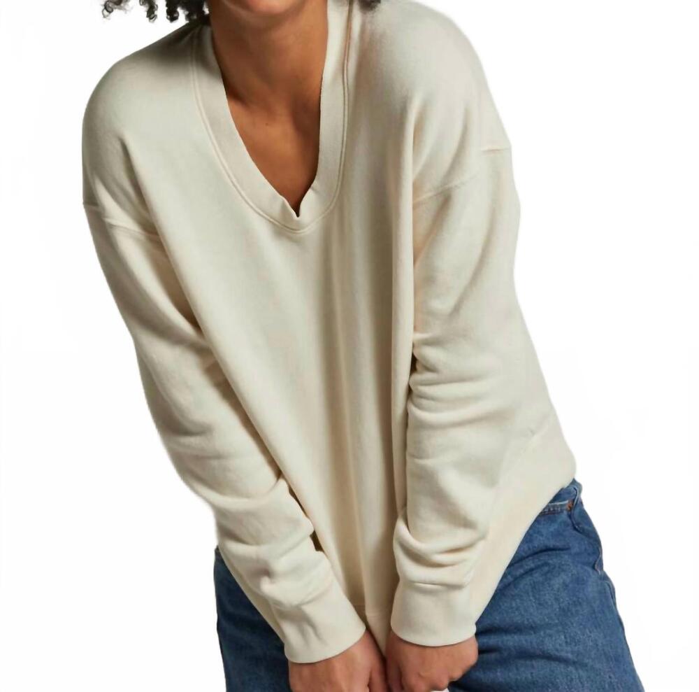 NEW PERFECTWHITETEE janie sweatshirt in white